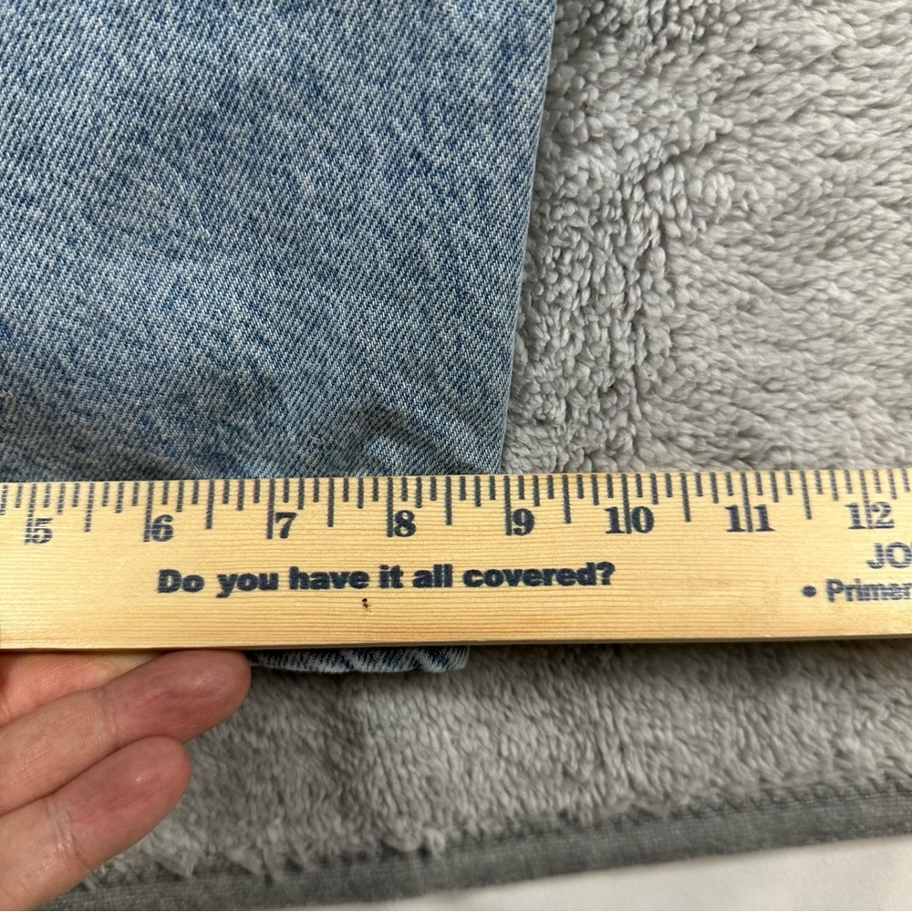 Cotton On Barrel Leg Y2K Light Wash Carpenter Jeans Size 26 - Picture 8 of 8